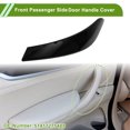 thumbnail image 2 of Cubierta de tirador de panel de puerta del lado del pasajero delantero para BMW 3 Series F30 2012-2018 No.51417275488 Negro Brillante ABS 1 Pc, 2 of 6
