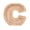 C, variant on Wooden Letter A Transparent Coin Savings Bank for Kids with Alphabet Stickers Educational Money Jar for Bedroom Decoration