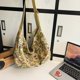 thumbnail image 3 of All Over Cartoon Monster Pattern Hobo Bag, Trendy Shoulder Bag, Casual Niche Storage Bag, 3 of 4