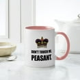 thumbnail image 4 of CafePress - Do Not Touch Me Peasant Mugs - 11 oz Ceramic Mug - Novelty Coffee Tea Cup, 4 of 4