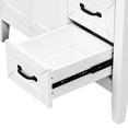thumbnail image 3 of 36 Inch Freestanding Bathroom Vanity in White with Ceramic Sink and Ample Storage for Daily Needs, 3 of 6