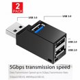 thumbnail image 1 of USB 3.0 Hub  3-Port USB 3.0 Data Hub Plug and Play, 1 of 9