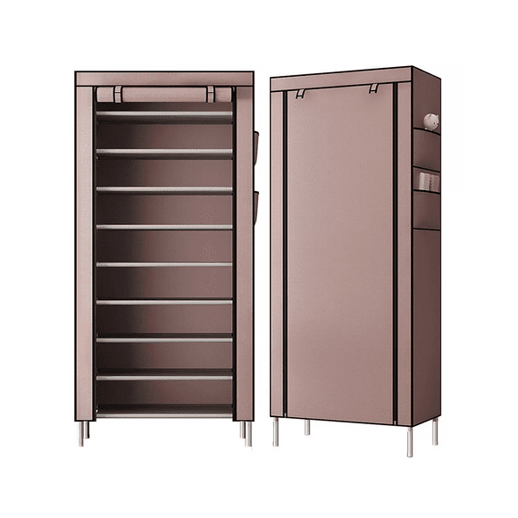 Zapatera Closet Organizador De Zapatos 27 Pares 9 Niveles marron