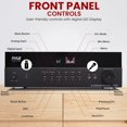 thumbnail image 2 of Receptor de cine en casa Pyle Hi-Fi Wireless BT de 7.2 canales, 2 of 7
