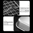 thumbnail image 6 of 1 Set Stainless Stel Bakeware Rectangular Tray Food Storage Tray App Etizer Plates Flat Bottom Baking Pan Cool Ing Rack Baking Dish Drying Rack Kitchen Supplies Householdgrid Bakin/Grid 31Cm, 6 of 9