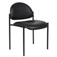 thumbnail image 1 of Boss Office Products Dimond Caressoft Stacking Chair in Black (B9505-CS), 1 of 4