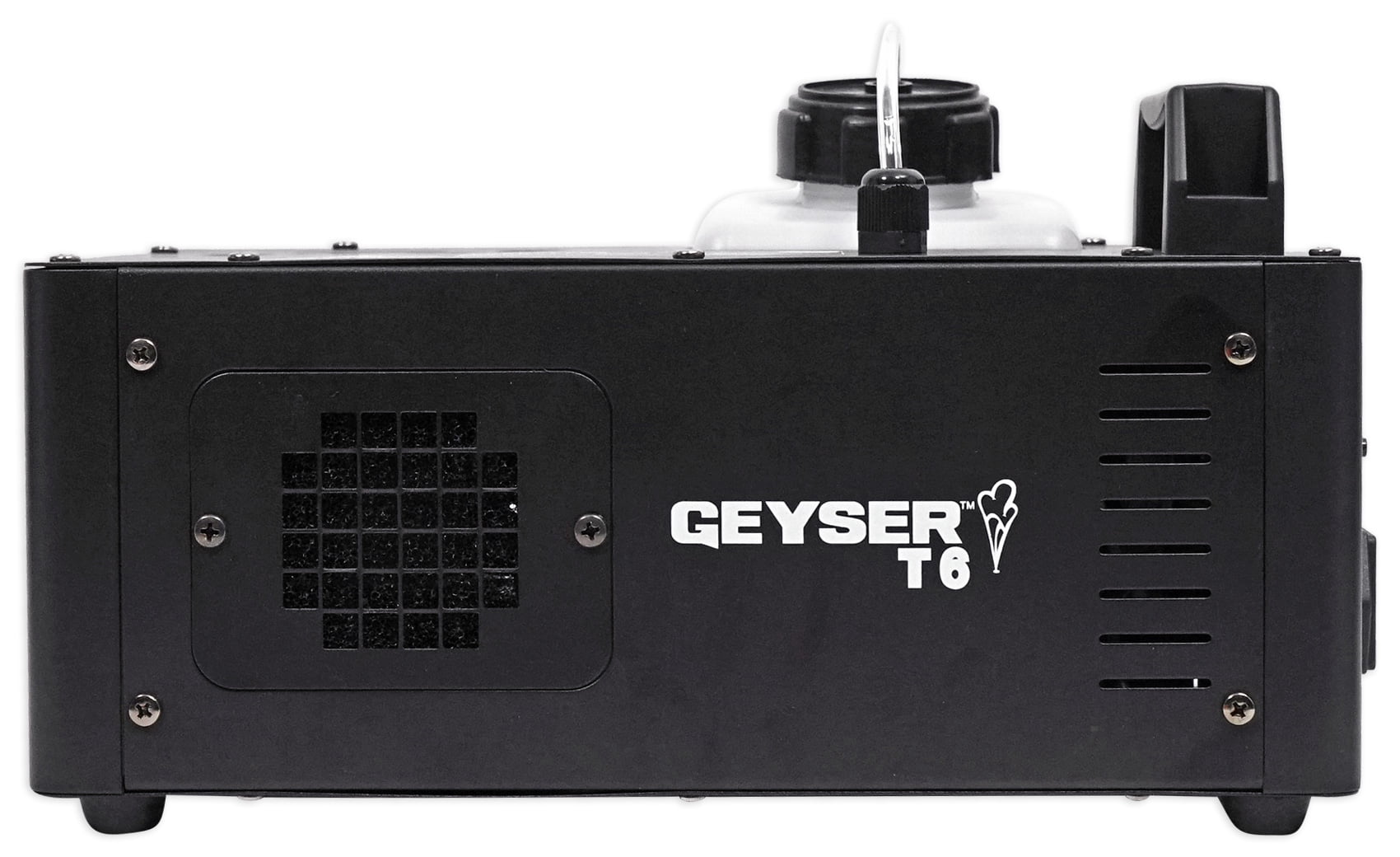 Chauvet DJ Geyser T6 Fog Machine Fogger, LED RGB+Remote+Waterproof Carry Bag