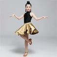 thumbnail image 3 of GYRATEDREAM Toddler Girls Latin Dance Skirt Baby Youth High Elastic Waist Quick Dry Costumes Kids Teen Lightweight Workout Sports Skort for 4-14 Years, 3 of 4