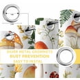 thumbnail image 6 of Mushroom Blackout Curtains for Bedroom/Living Room, Thermal Insulated Kitchen Curtains, Vintage Botanical Elegant Spring Floral Grommet Darkening Window Treatment Drapes 52"x63"x2, 6 of 8