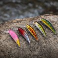 thumbnail image 3 of MInHoues Sinking Minnow Lure, 2.36" Hard Plastic Artificial Fishing Bait with Treble Hooks, Realistic Swimbait for Trout and Bass, Freshwater Saltwater Tackle Gear, 3 of 4