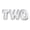 White, variant on Custom Design It TWO Fillable Letter Trays, 2nd Birthday Charcuterie Boxes, 12 Inch, Black
