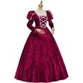 thumbnail image 2 of Women's Tudor Era Ball Gown - Elizabethan Renaissance Historical Dress for Medieval-Themed Events, 2 of 7