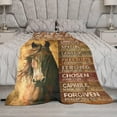 thumbnail image 3 of Horse Blanket Horse Gifts for Girls Women Men Horse Throw Blanket for Kids Adults Soft Warm Cozy Fleece Blanket for Couch Sofa ​Bed Horse D1, 3 of 7