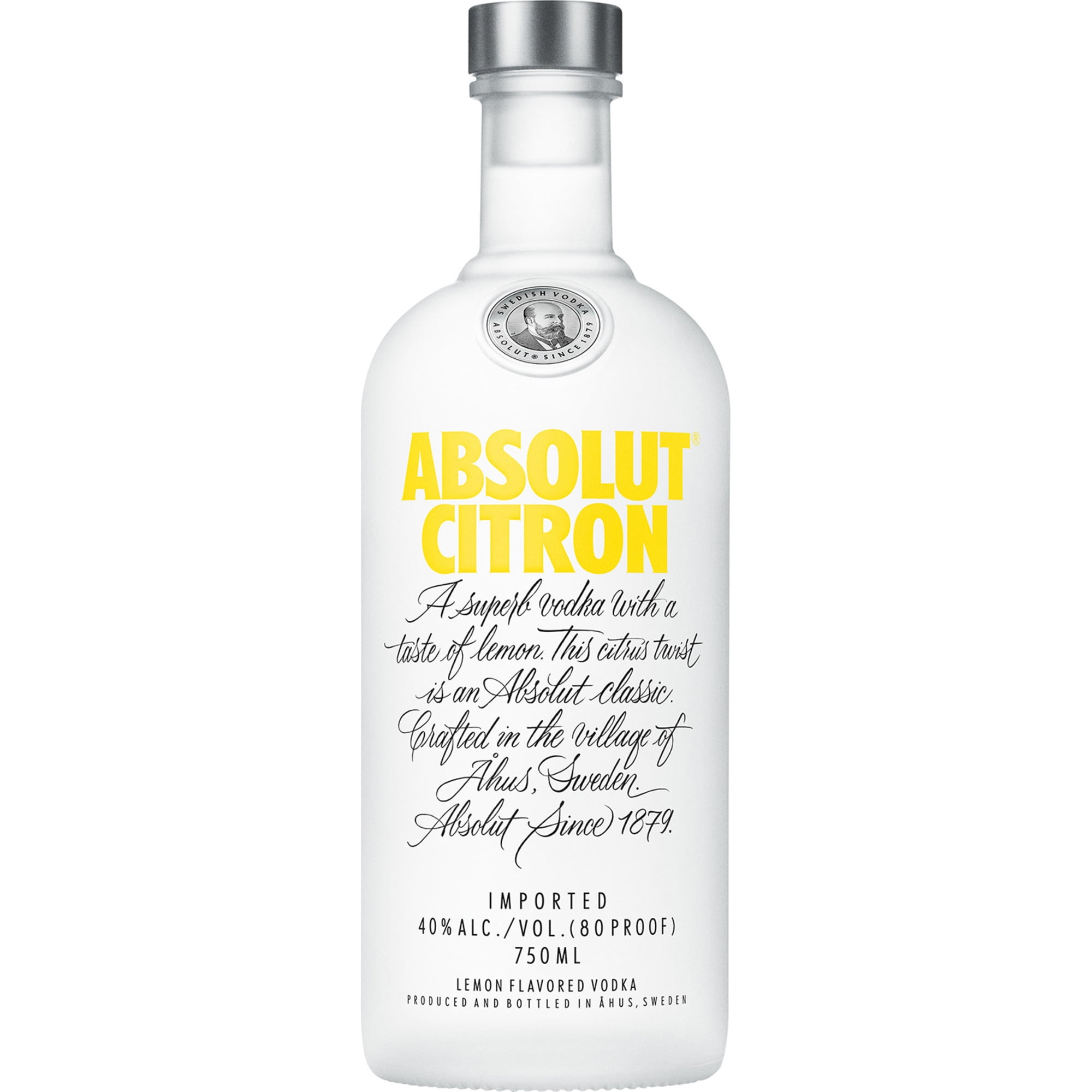 Absolut Citron Flavored Vodka 750ml Bottle - Walmartcom