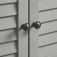 thumbnail image 4 of Weston Home Georgia Entryway Storage Bench with Cushion, Frost Grey, 4 of 4