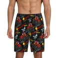 thumbnail image 2 of Picia Monster Truck Pajama Shorts for Men, Men's Pajama Bottoms, Sleepwear,Short Pajama Pants-, 2 of 9