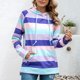 thumbnail image 4 of Sudadera con capucha y cordón con estampado informal a la moda para mujer, además de sudadera de terciopelo, blusa Fridja FKASFK5606, 4 of 6