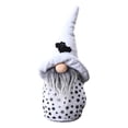thumbnail image 2 of Euahivb Halloween Gnome Plush Figurine Faceless Doll with White Beard and Star Pattern Body for Spooky Party Tabletop Shelf Mantel Decor, Fall Home Decor, 2 of 6