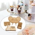 thumbnail image 3 of Libro de invitados con rebanadas de con soporte para decoración baby shower de , doble amor perfecl Libro de invitados de boda, 3 of 8