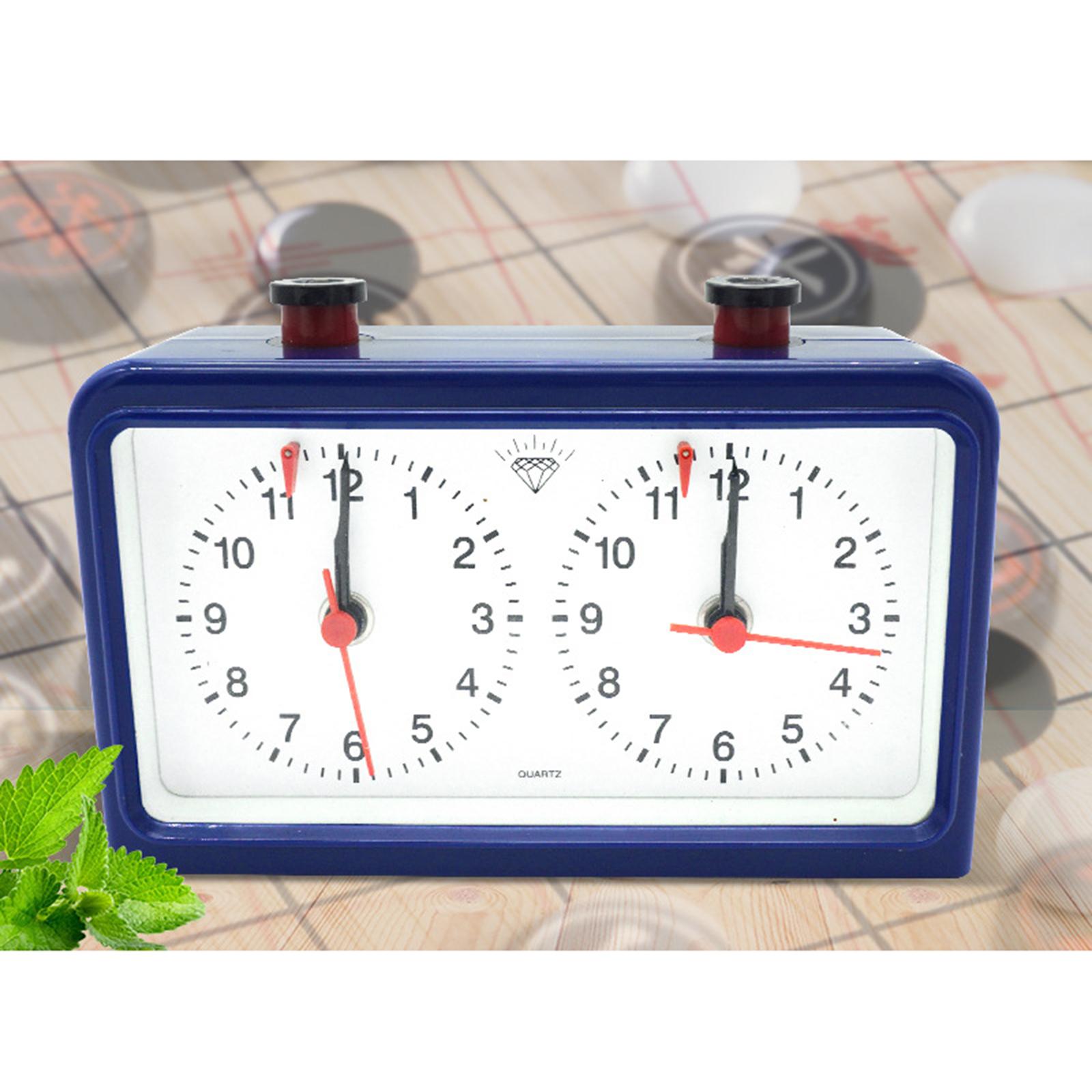 Retro Chess Clock Timer Portable Count Up Down Timer for Games Blue -  Walmart.com