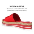 thumbnail image 3 of Journee Collection Womens Rosey Tru Comfort Foam Wedge Heel Espadrille Sandals, 3 of 7