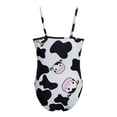 thumbnail image 5 of Baby Girl Swimsuit Toddler Girl's Cartoon Cow Print One Piece Swimsuits Toddler Girl Bathing Suit White 7-8 Years, 5 of 5