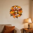thumbnail image 7 of Halloween Sale Clearance!Fall Decorations for Home, Artificial Fall Wreath Sunflower Maple Leaf Pumpkin Wreath For Thanksgiving Decor, 7 of 7
