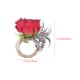 thumbnail image 2 of AURARMLET 2Ud Decorativos De Servilleta Con Rosa Artificial Para Restaurantes Y Celebraciones, 2 of 8