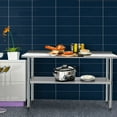 thumbnail image 4 of Gymax 60'' x 24'' Stainless Steel Table for Prep & Work w/ Backsplash, 4 of 10