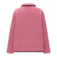 thumbnail image 3 of MIUOWANP Jackets for Women Trendy Y2K Women's European And American Solid Color Lamb Wool Jacket Long Sleeved Hooded Casual Jacket, 3 of 4