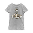 thumbnail image 4 of STAR WARS Girls' T-Shirt, Ath Heather, X-Small, 4 of 4