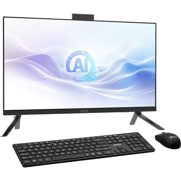 MSI Modern AM273Q AI MODERN AM273Q AI 1UM-040US All-in-One Computer - Intel Core Ultra 5 125H - 16 GB - 1 TB PCI Express NVMe SSD - 27" WQHD - Desktop - Black - Intel Chip - 2560 x 1440 - Windows 1...