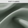 thumbnail image 7 of StangH Sage Green 100% Blackout Curtains Back Tab Heat & Light Dimming Energy Saving Panels for Bedroom/Living Room/Nursery/Classroom, W52 x L96, 2 Panels, 7 of 7