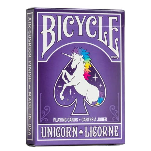 Bicycle Unicorn Playing Cards, Standard Index, Poker Cards, Premium Playing Cards, Unicorn Cards, Unique Playing Cards, 1 Deck