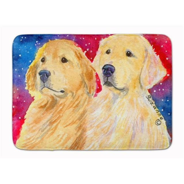 Golden Retriever Tapis en Mousse à Mémoire de Forme Lavable en Machine