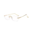thumbnail image 2 of YAOBAMM Reduce Visual igue Glasses Blue Light Blocking Glasses Unisex Large Frame No Brim Clear View Strong Hinge Transparent Eye Protection Clear Bluelight, 2 of 5