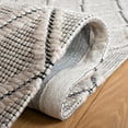 thumbnail image 5 of SAFAVIEH Marbella Aniyah Diamond Area Rug, Silver/Black, 6' x 6' Round, 5 of 8