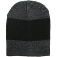 thumbnail image 5 of Tri-Tone Slouch Beanie Snug Baggy Fit Skull Cap Winter Hat Ski, 5 of 6
