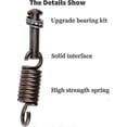 thumbnail image 2 of Hammock Chair Ultimate Hanging Kit Egg Hammock Chair Spring Pin Plug Hardware- 500lb Hammock Chair Hanging Kit For Hanging Basket Chairs Hammock And, 2 of 5