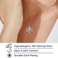 thumbnail image 3 of MomentWish Infinity Heart Pendant Necklace for Women 1 Carat Simulated Diamond Necklace Valentines Anniversary Graduation Gifts for Her, 3 of 9