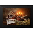 thumbnail image 2 of Morozov, Andrey 14x10 Black Modern Framed Museum Art Print Titled - Still Life With Violin And Candles, 2 of 5