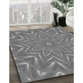 thumbnail image 2 of Ahgly Company Indoor Rectangle Patterned Ash Gray Area Rugs, 2' x 4', 2 of 6