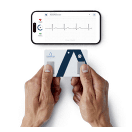 AliveCor - KardiaMobile Card Personal EKG - white