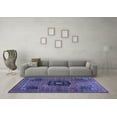 thumbnail image 3 of Ahgly Company Indoor Round Persian Blue Traditional Area Rugs, 7' Round, 3 of 4