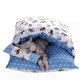 thumbnail image 3 of Saco de dormir para gatos ZHAOCHENG cama para perros de sueño profundo rosa S-, 3 of 5
