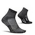 thumbnail image 3 of Feetures Trail Max Cushion Quarter - Chaussettes de Course pour Hommes et Femmes - Évacuation de l'Humidité - Grand, Gris, 3 of 4