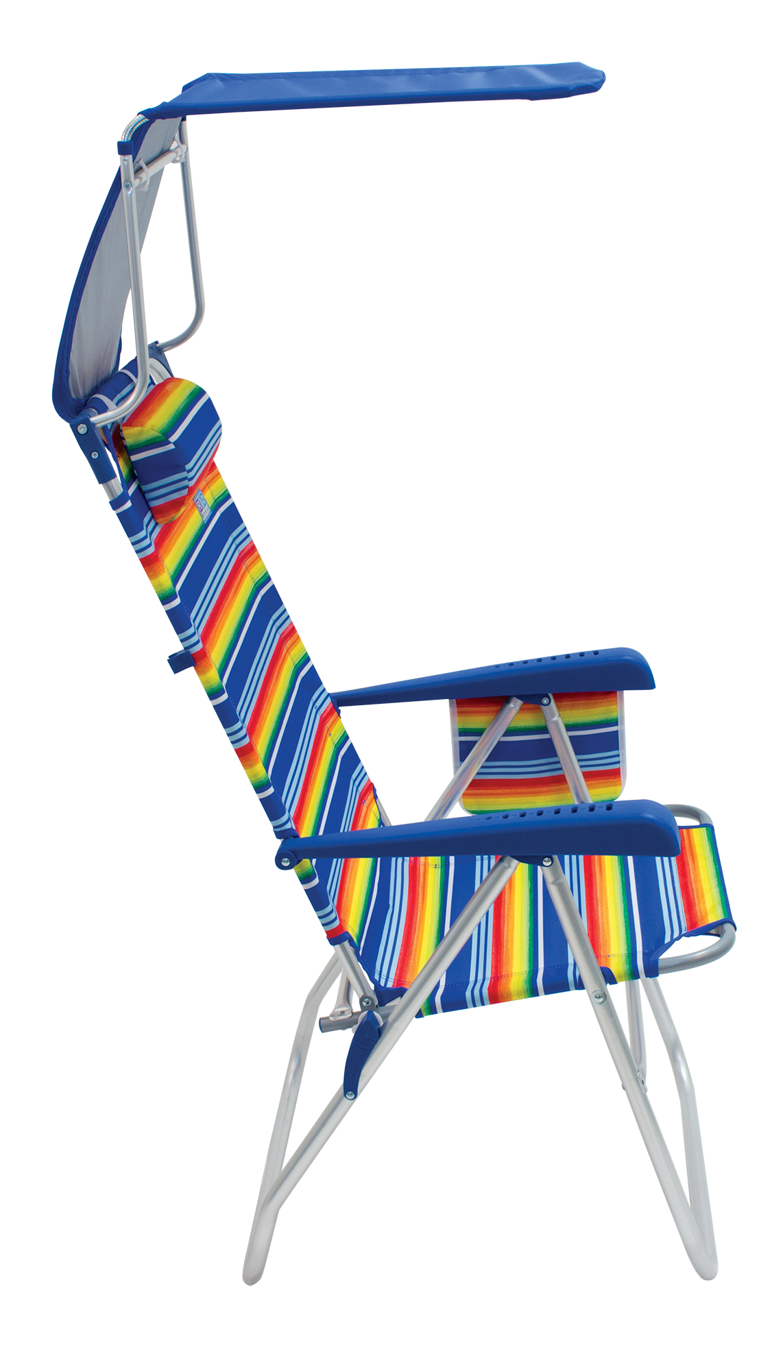 Rio Beach Hi Boy Aluminum Beach Chair With Canopy Multicolor Stripe Walmart Com Walmart Com