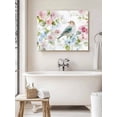thumbnail image 6 of Peach Blossom Wall Art for Living Room,Canvas Picture Wall Decor for Bathroom Bedroom,Nature Pink Blue Flower Spring Birds Painting Artwork for Office Kitchen Hallway Dining Room Home Decor 16"x20", 6 of 8
