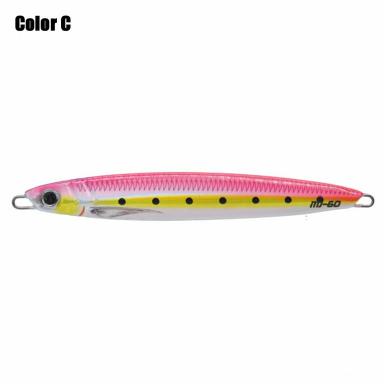 3d printed Minnow 60g 115mm Spinning Baits Metal Fishing Lure