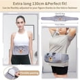 thumbnail image 4 of LZCKDPX Hot Water Bottle wtih Cover, Hot Water Bag, 1L Rubber Warm Hot Water Bottles Pouch with 130cm Long Soft Waist Cover for Neck, Shoulder, Back, Hand, Legs and Period Pain Relief, 4 of 7